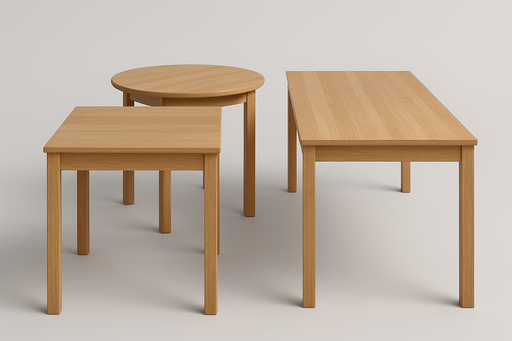 Table aux dimensions personnalisées